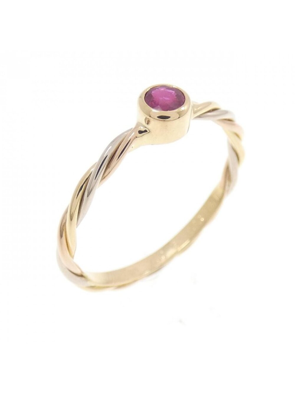 Cartier Vintage Three Gold Twist Ring